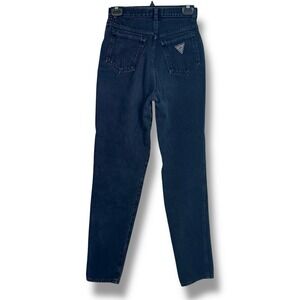 Vintage‎ Palmettos Black Wash High Waisted Mom Jeans Size 7 / 26 Tapered Fit